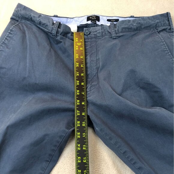 J.Crew Men's Driggs Pants Size 36x32 Flex Chino Classic Straight Flat Front Navy - Picture 6 of 12